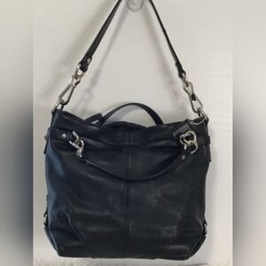 COACH BROOKE HOBO PEBBLED LEATHER BAG